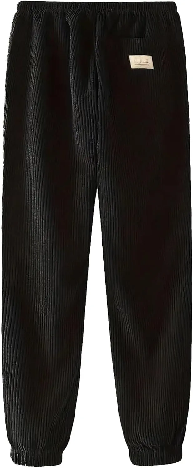 Active Cargo Pants for Men, Mens Slim Fit Comfort Stretch Skinny Tapered Dress Pants, Casual Solid Color Soft Trousers
