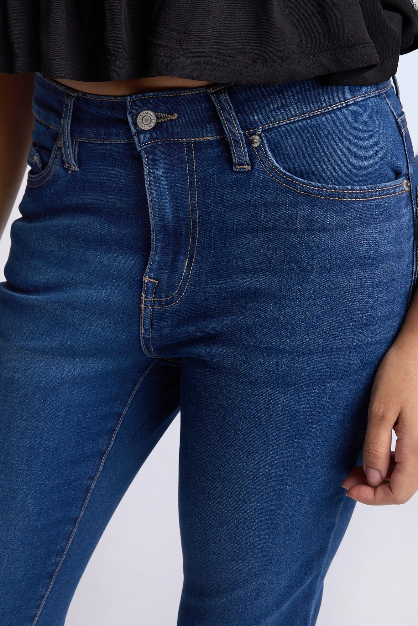 AERO Mid Rise Bootcut Jeans