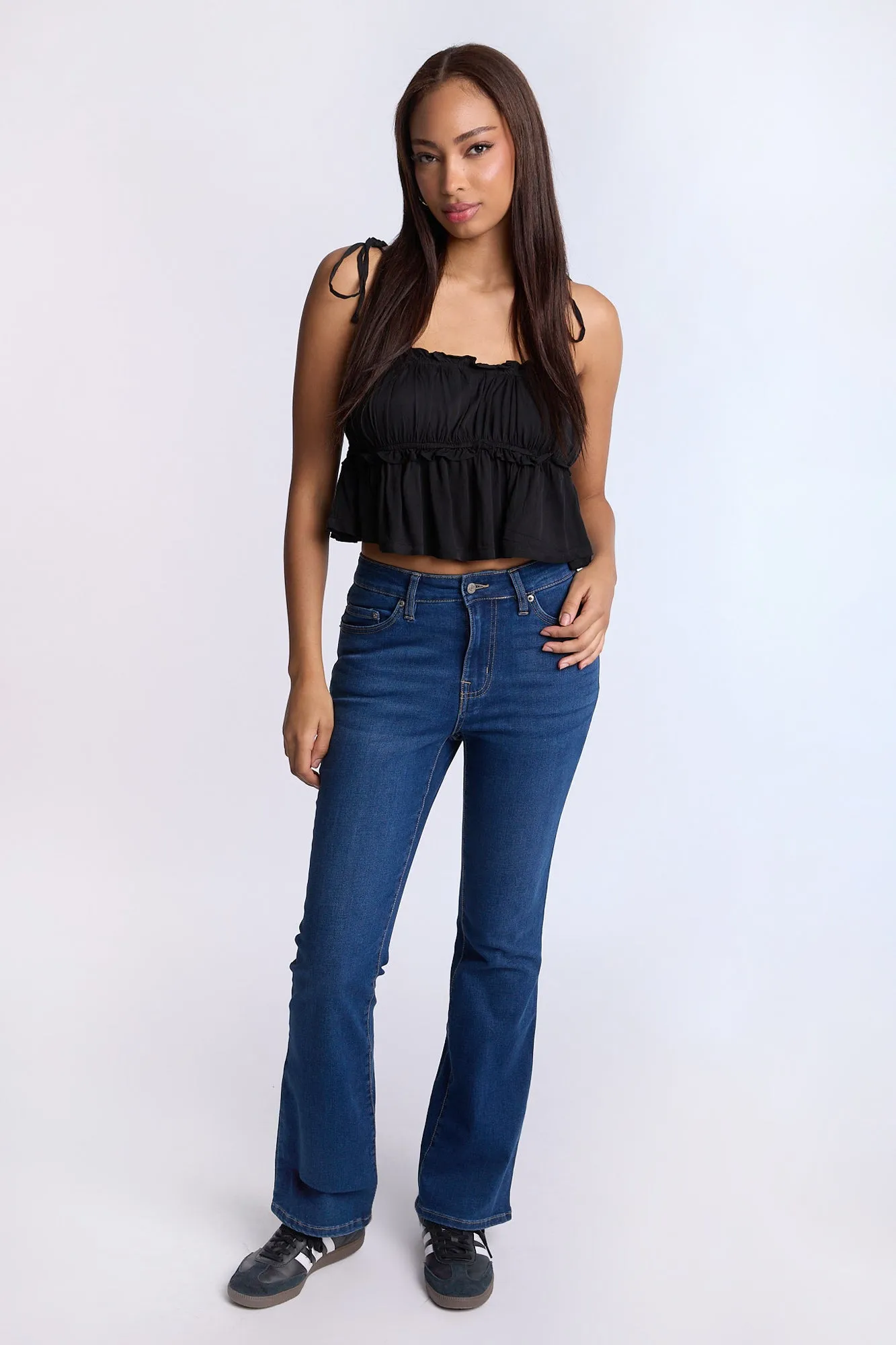 AERO Mid Rise Bootcut Jeans