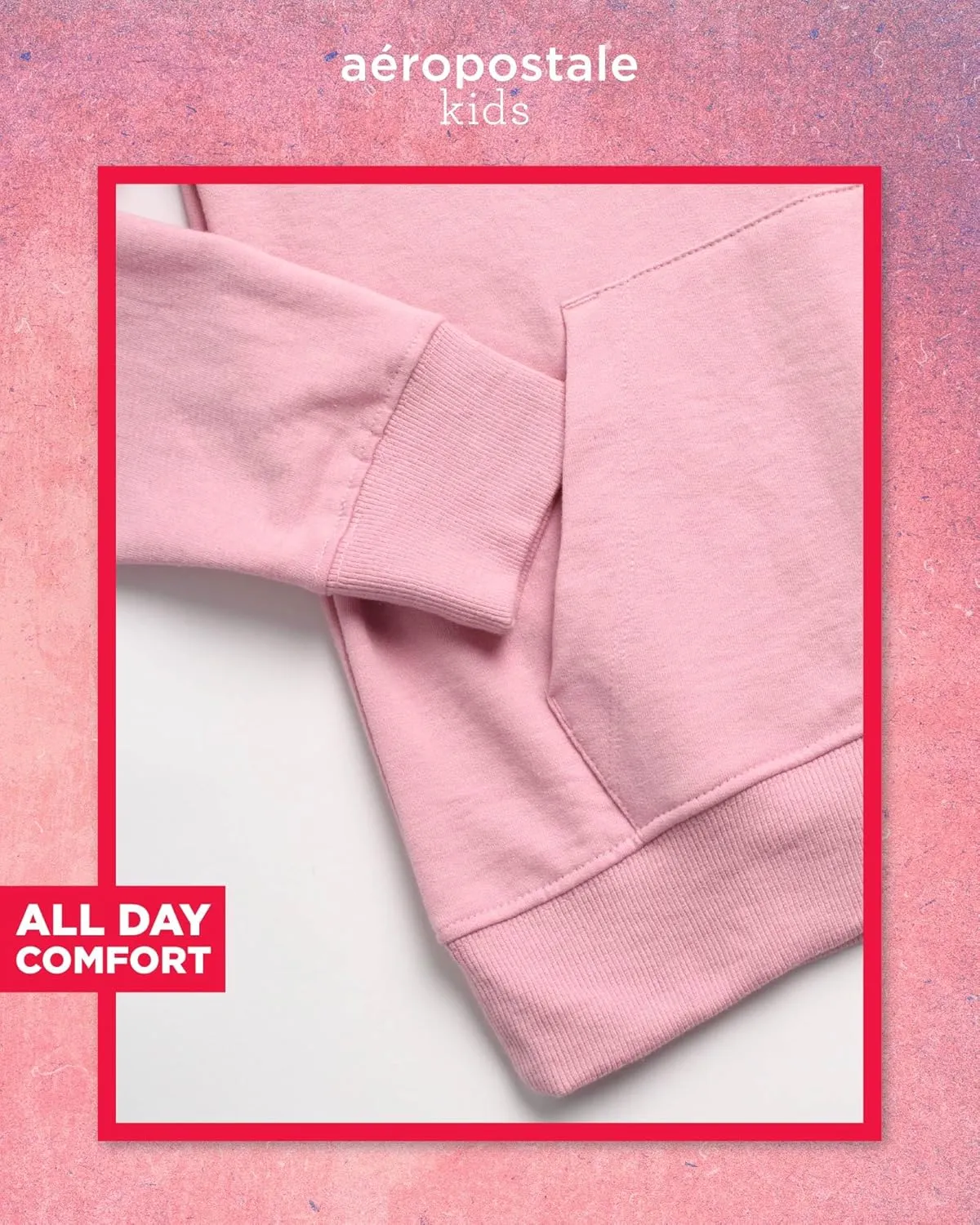 AEROPOSTALE Girls Sweatsuit Set - 2 Piece Fleece Hoodie Sweatshirt, Flare Jogger Sweatpants - Track Suit Set for Girls, 7-16