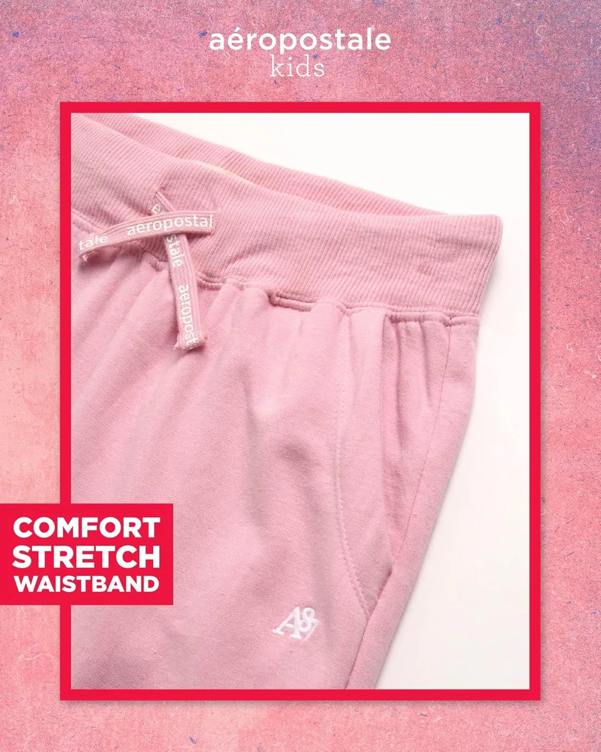 AEROPOSTALE Girls Sweatsuit Set - 2 Piece Fleece Hoodie Sweatshirt, Flare Jogger Sweatpants - Track Suit Set for Girls, 7-16
