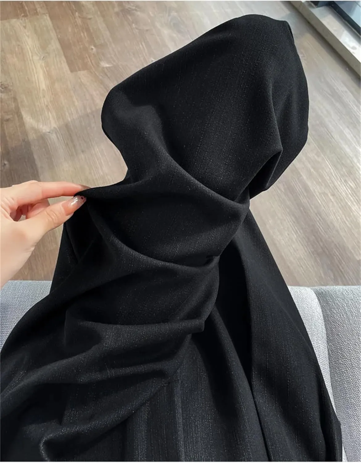 Autumn High Waist Simple Solid Color Straight Casual Suit Trousers Women Office Slim Chic Wide Leg Pants