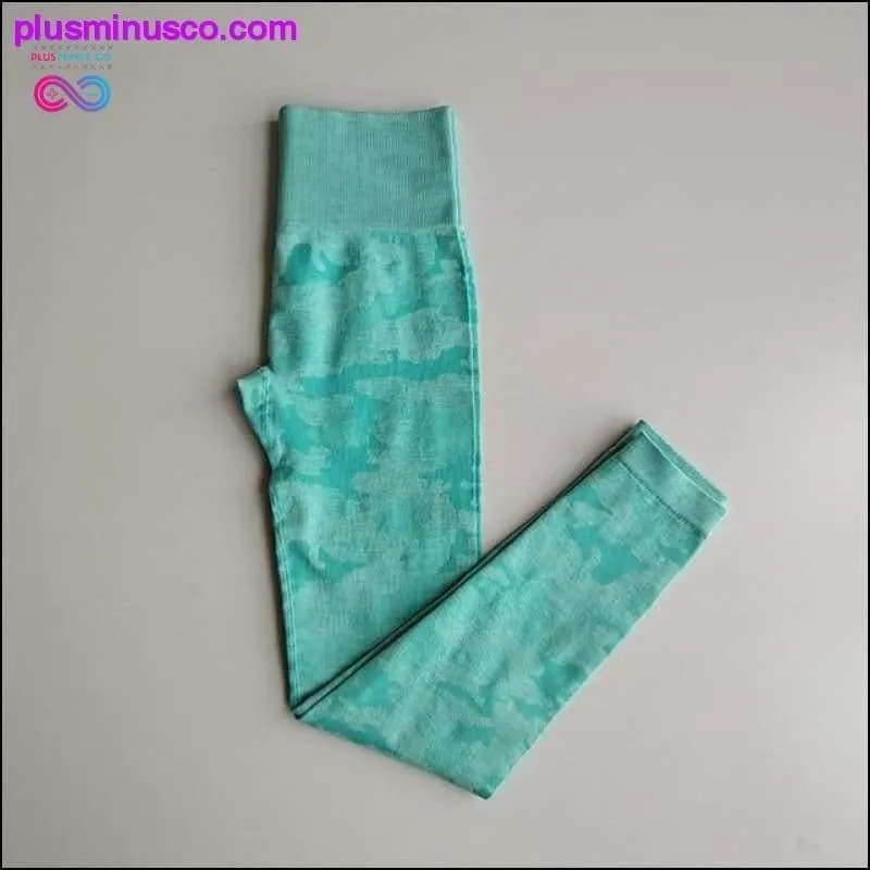 Camouflage High Waisted Yoga Pants Gym Camo Seamless