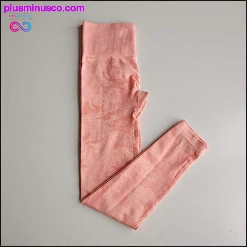 Camouflage High Waisted Yoga Pants Gym Camo Seamless