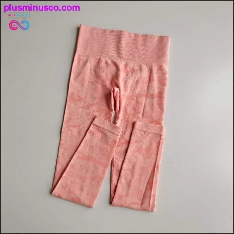 Camouflage High Waisted Yoga Pants Gym Camo Seamless