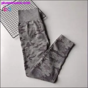 Camouflage High Waisted Yoga Pants Gym Camo Seamless