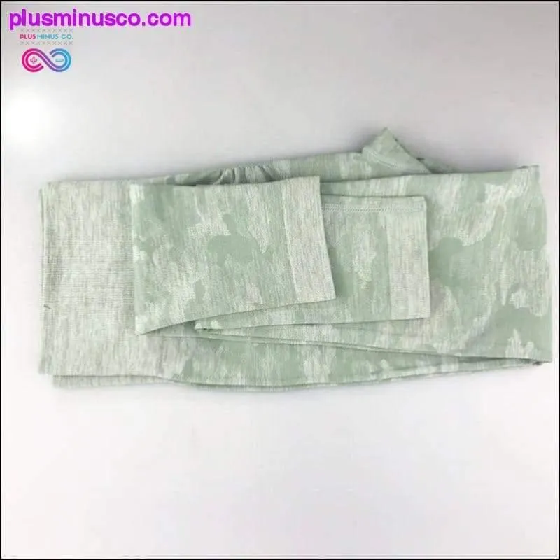 Camouflage High Waisted Yoga Pants Gym Camo Seamless
