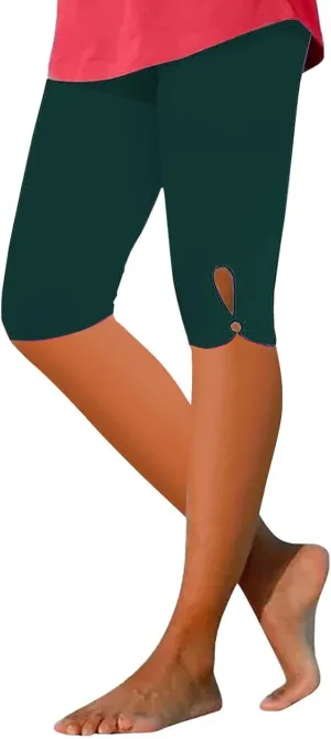 Capri Leggings for Women High Waist Cropped Yoga Pants Summer Casual Lightweight Soft Workout Lounge Capris