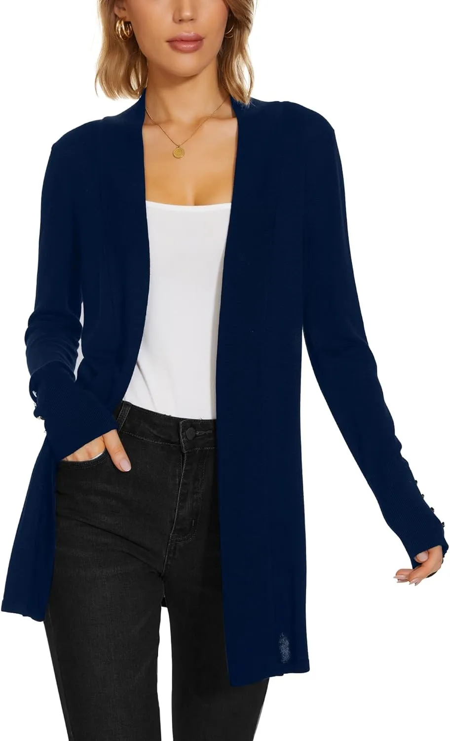 Cardigan for Women Long Sleeve Cardigan Sweaters for Spring Fall