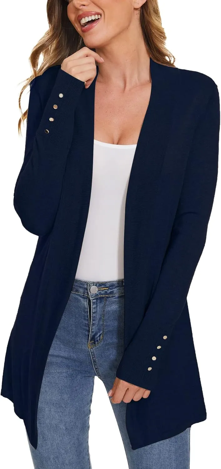 Cardigan for Women Long Sleeve Cardigan Sweaters for Spring Fall