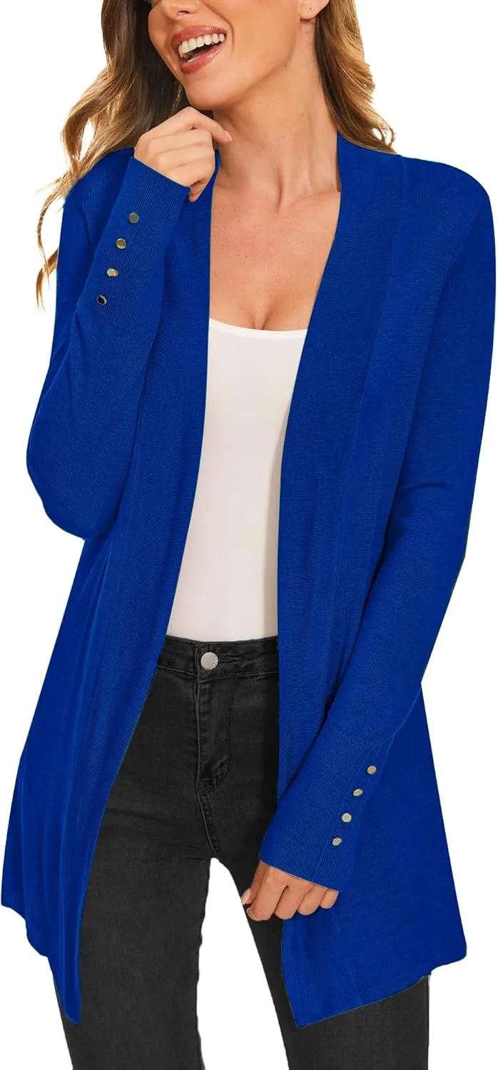 Cardigan for Women Long Sleeve Cardigan Sweaters for Spring Fall