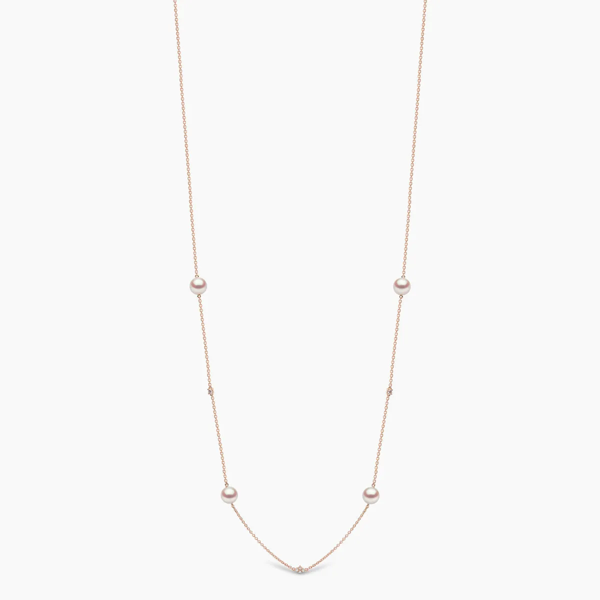 Classic 18K Gold Akoya Pearl Necklace