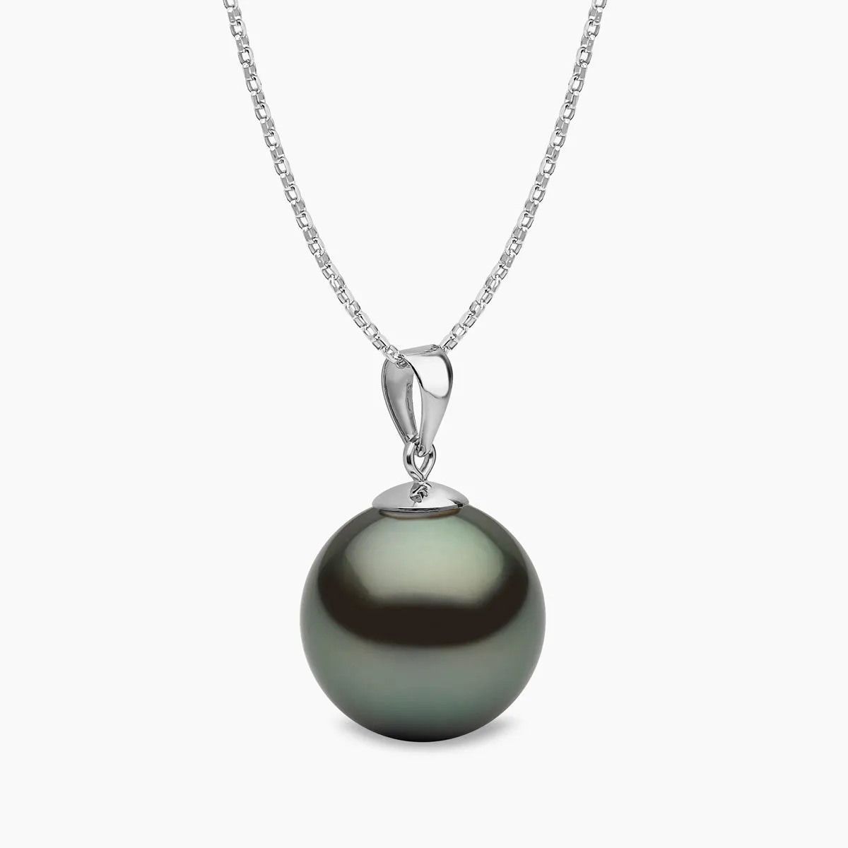 Classic 18K Gold Tahitian Pearl Pendant
