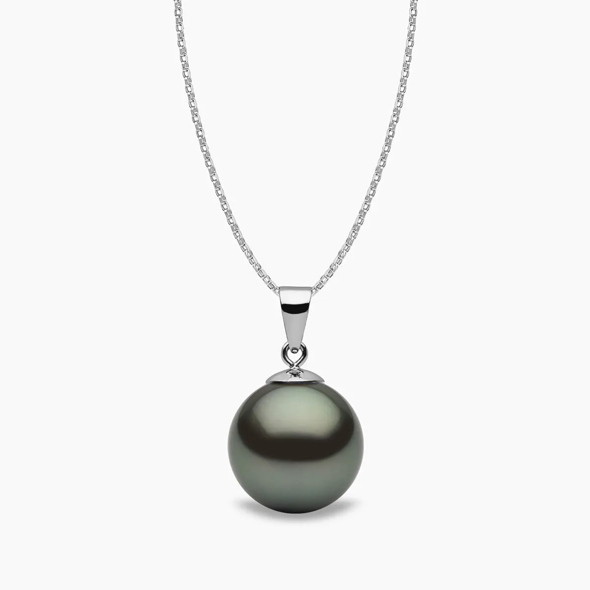 Classic 18K Gold Tahitian Pearl Pendant