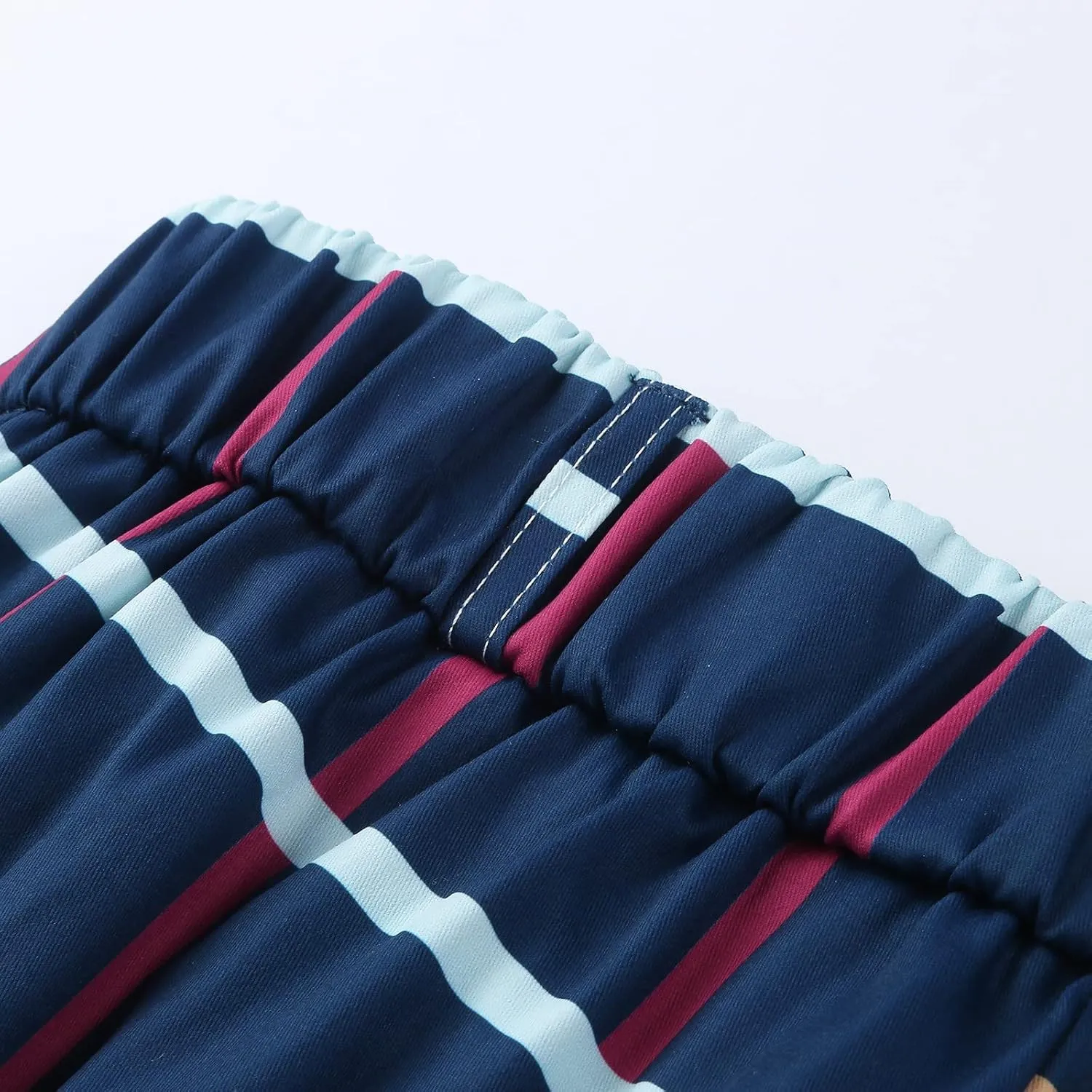 Color Block Pants for Men Comfy Plaid Cotton Stretch Shaping Flat Front Casual Slim Fit Business Dress Tapered Chinos Trouser