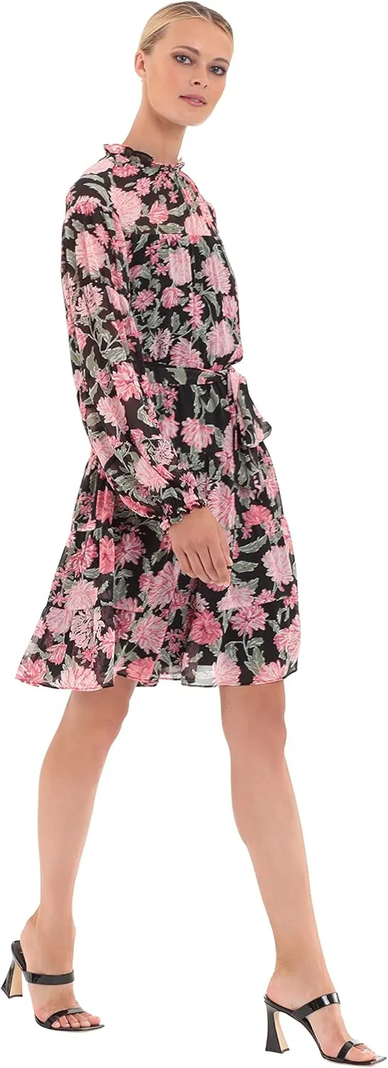 Donna Morgan Women's Fully Tiered Mini Dress