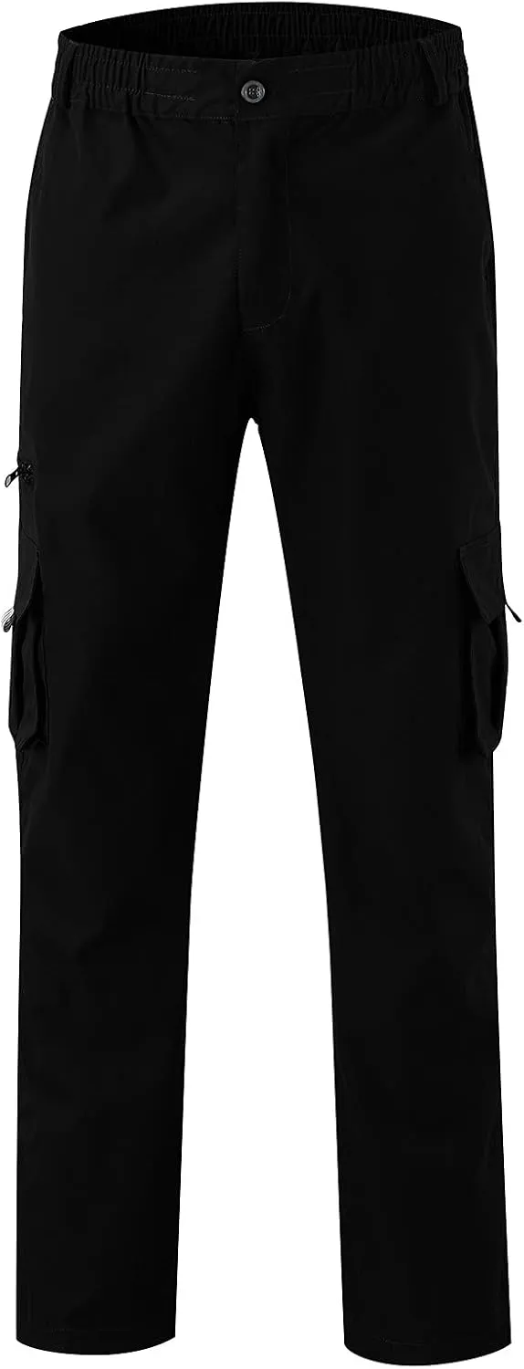 Dress Cargo Pants for Men Tactical Athletic Joggers Stretch Overalls Lightweight Outdoor Running Hiking Trousers