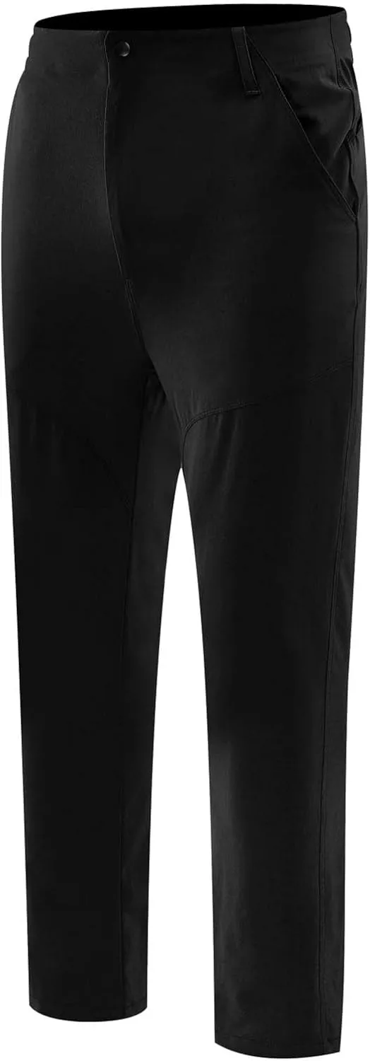 Dress Pants for Men Slim Fit Business Casual Expandable Waist Sweatpants Plus Size Straight Leg Golf Summer Suit Pants