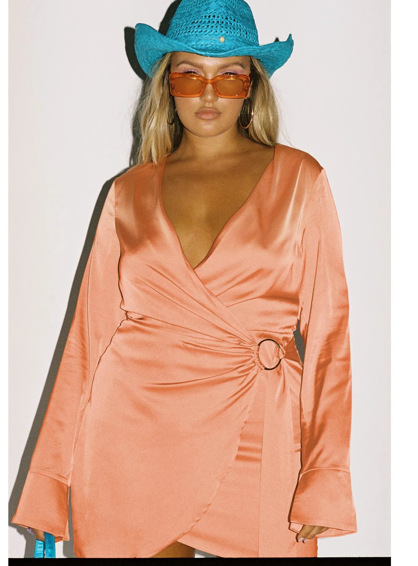 Energy Flow Mini Dress Orange