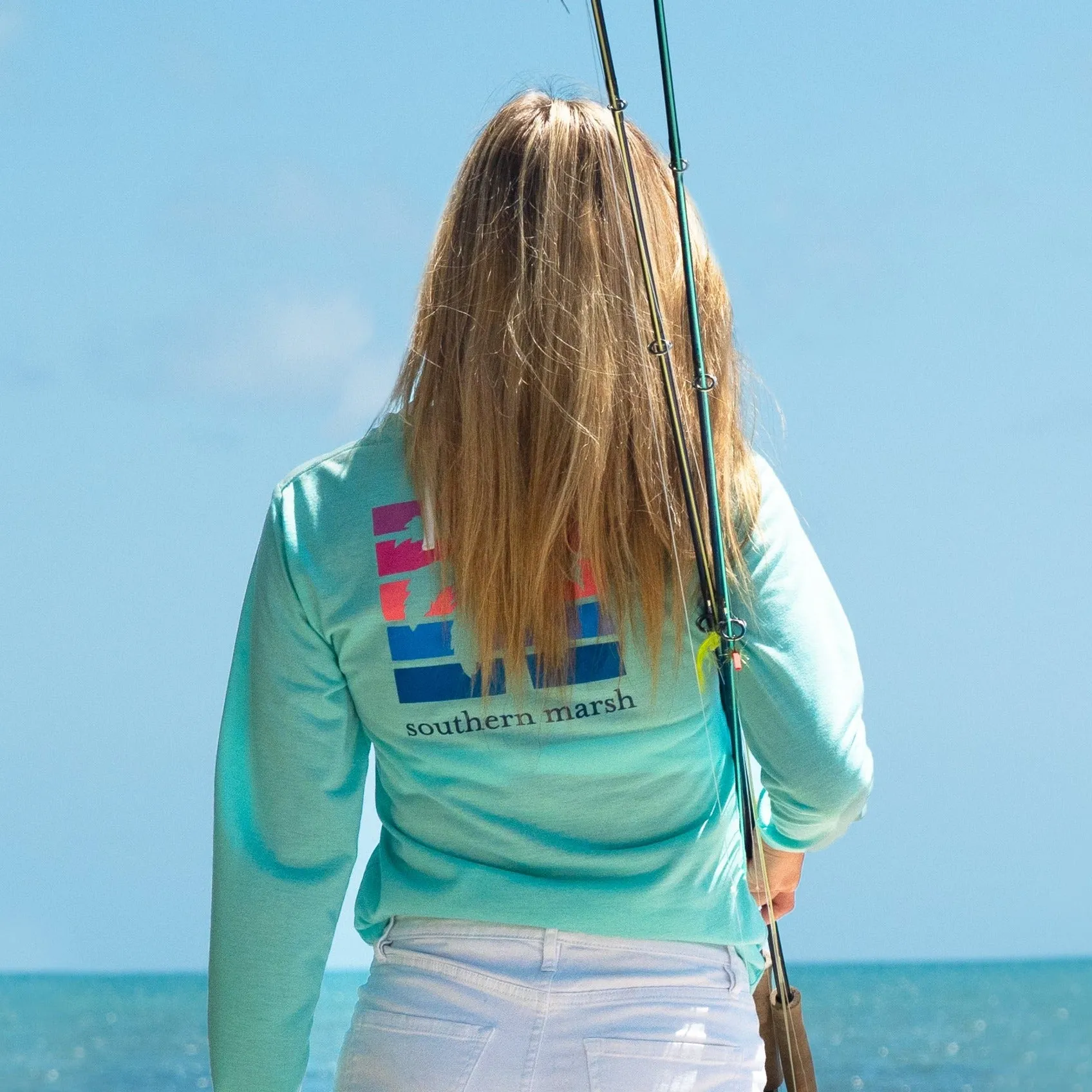 FieldTec Comfort Tee - Island Fade - Long Sleeve