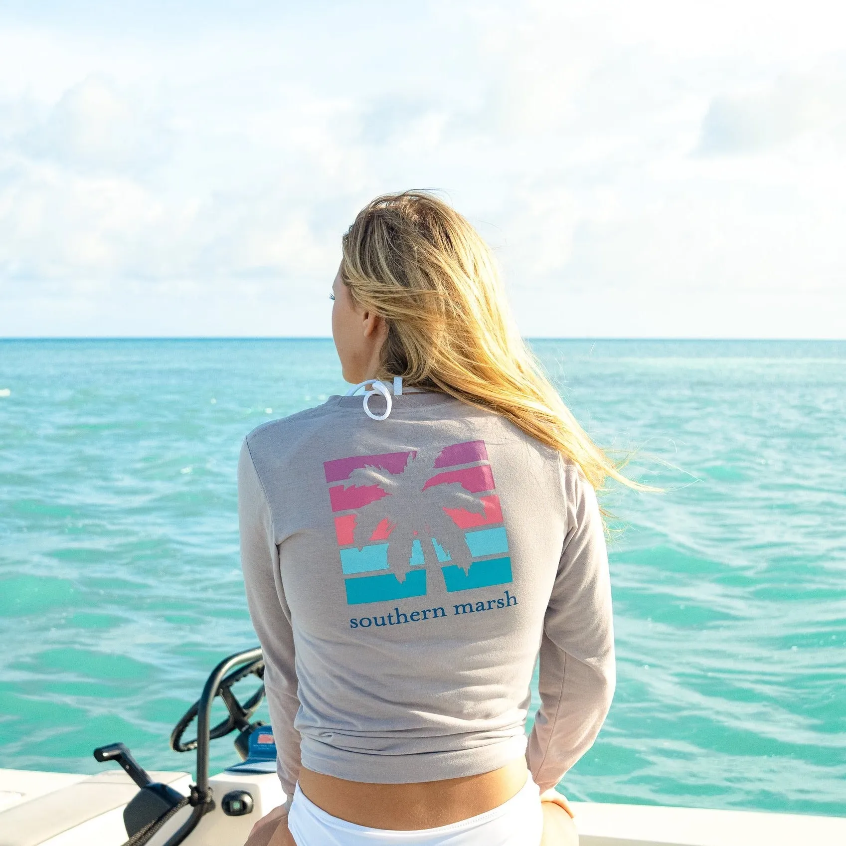 FieldTec Comfort Tee - Island Fade - Long Sleeve