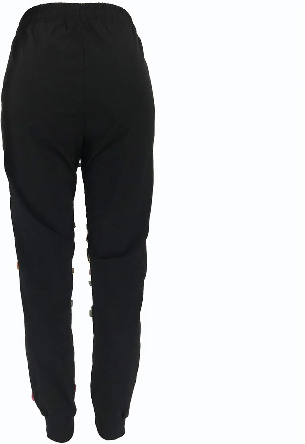 FULA-bao Women Chic Strings Bandage Jogger Pants Lace Up High Waist Loose Casual Sweatpants Hip Hop Pants Trousers
