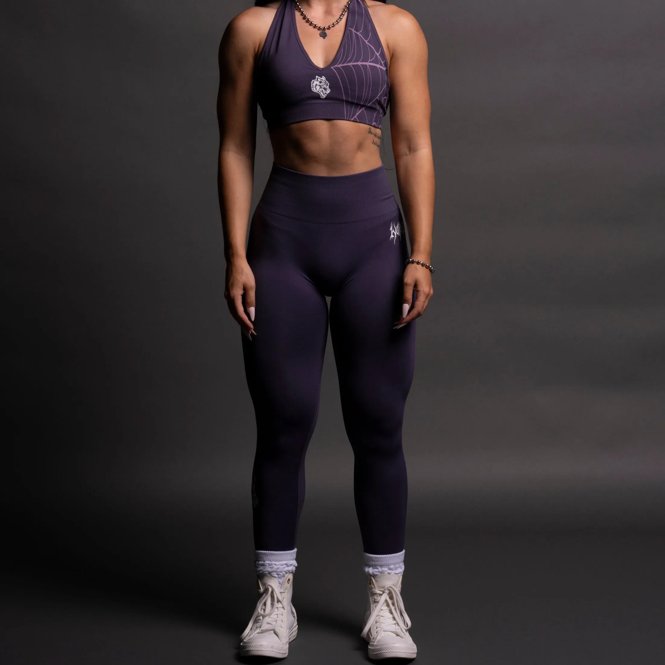 Hesh "Everson Seamless" Leggings in Purple Night