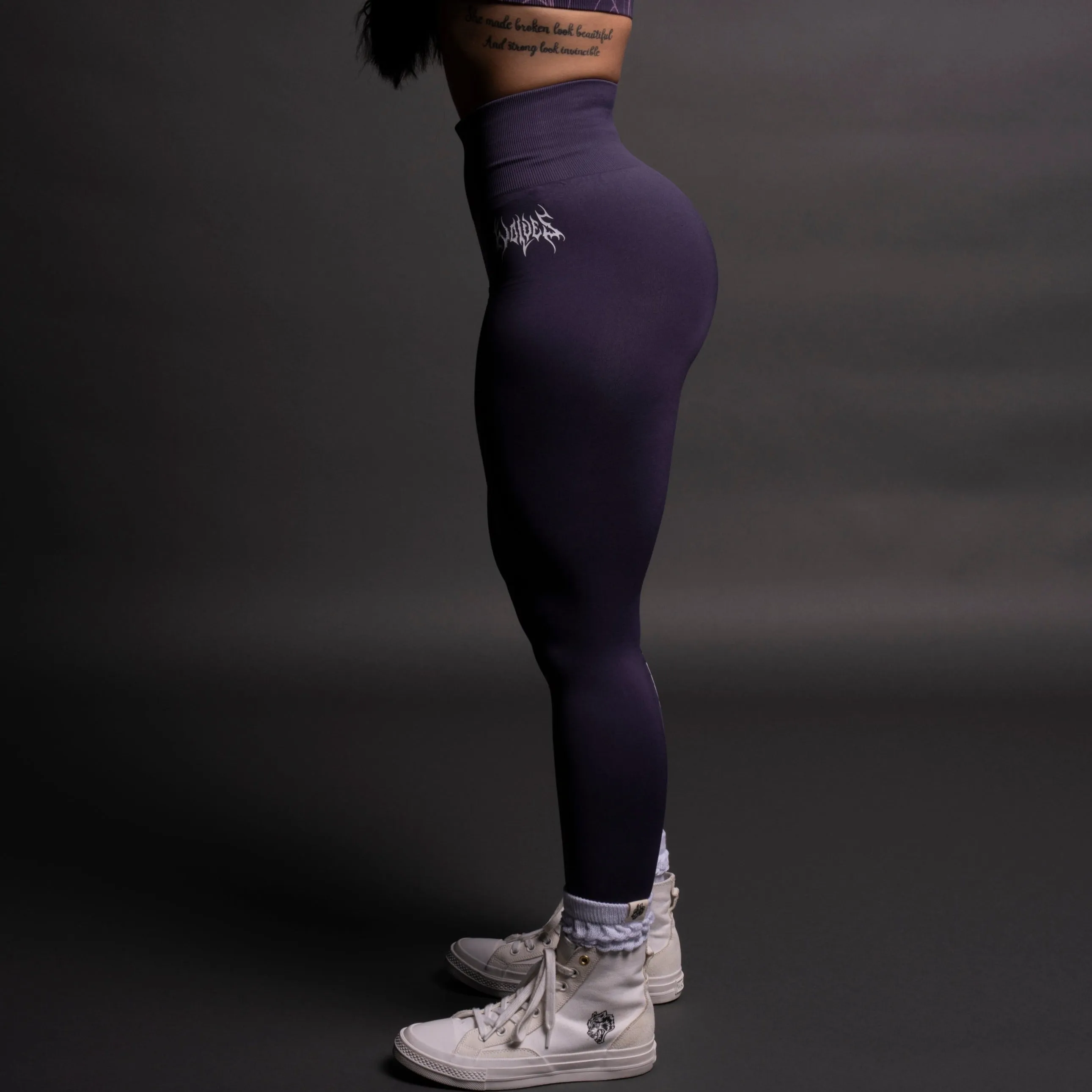 Hesh "Everson Seamless" Leggings in Purple Night