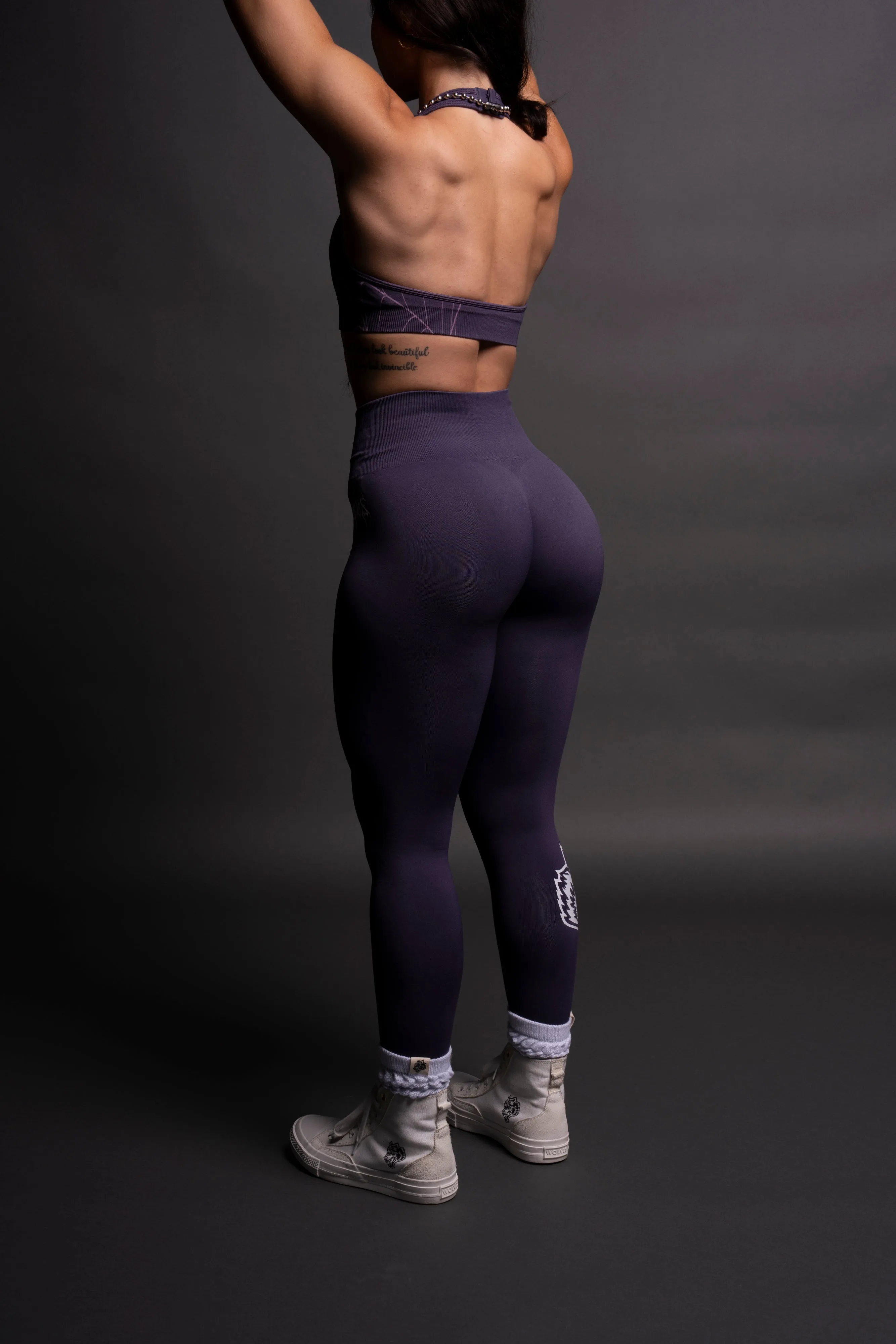 Hesh "Everson Seamless" Leggings in Purple Night