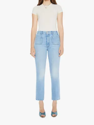 Hustler Patch Pocket Ankle Jean - Tune In Tune Out