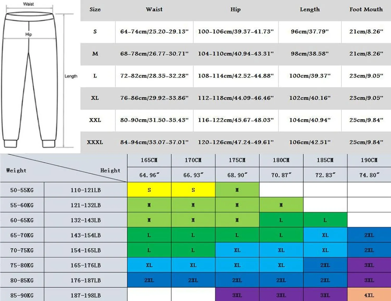 Joggers for Men, Mens High Street Fashion Leisure Loose Sports Running Solid Color Lace Up Pant Sweatpants Trouser