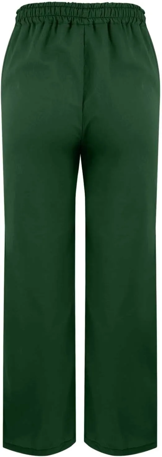 Lightweight Casual Linen Pants for Women Summer Stretchy Drawstring Hem Ankle Trousers Travel Beach Home Casual Pants