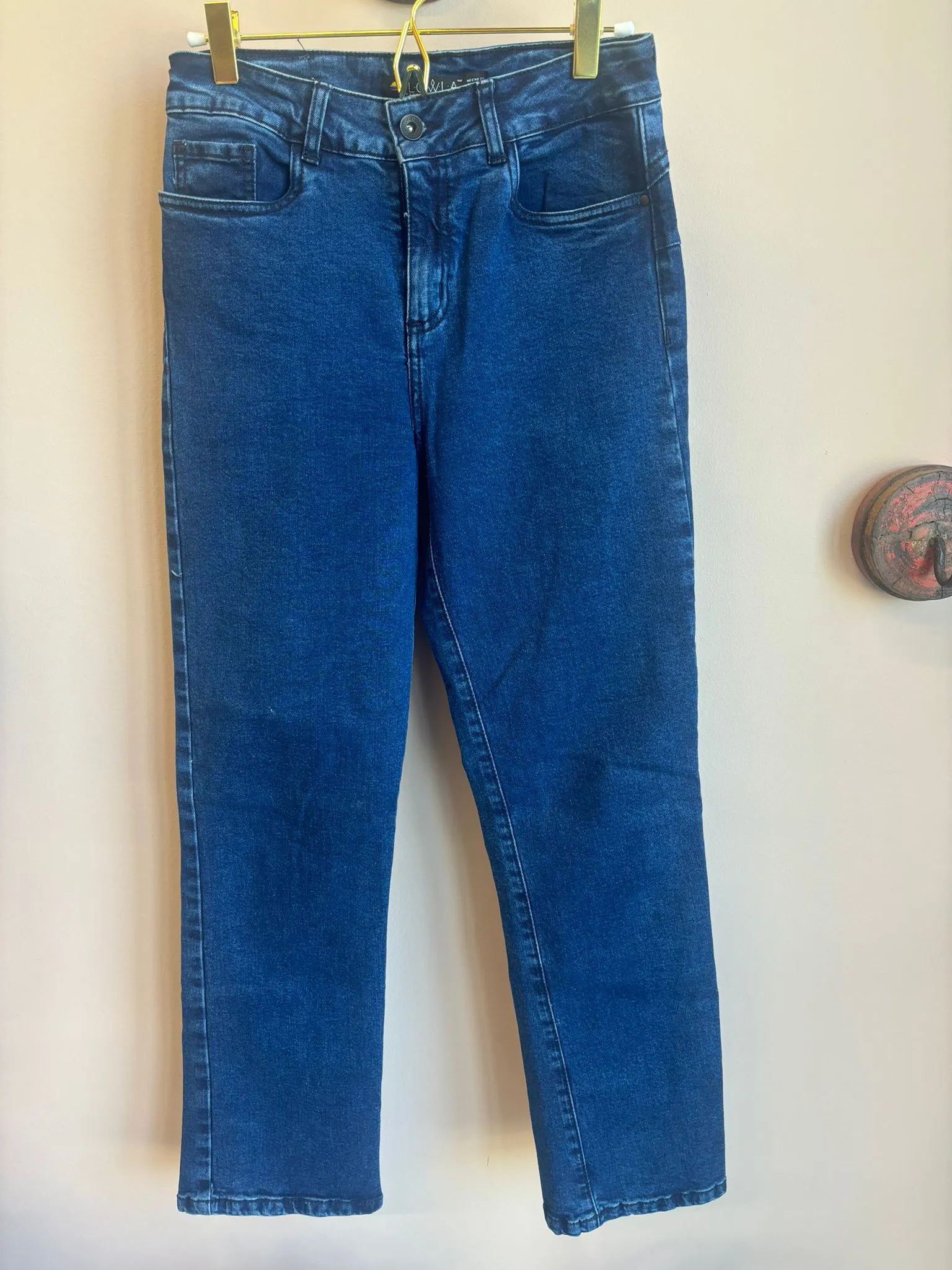 LOWLA  212359 Bum Lift Mom Straight Colombian Jeans for Women