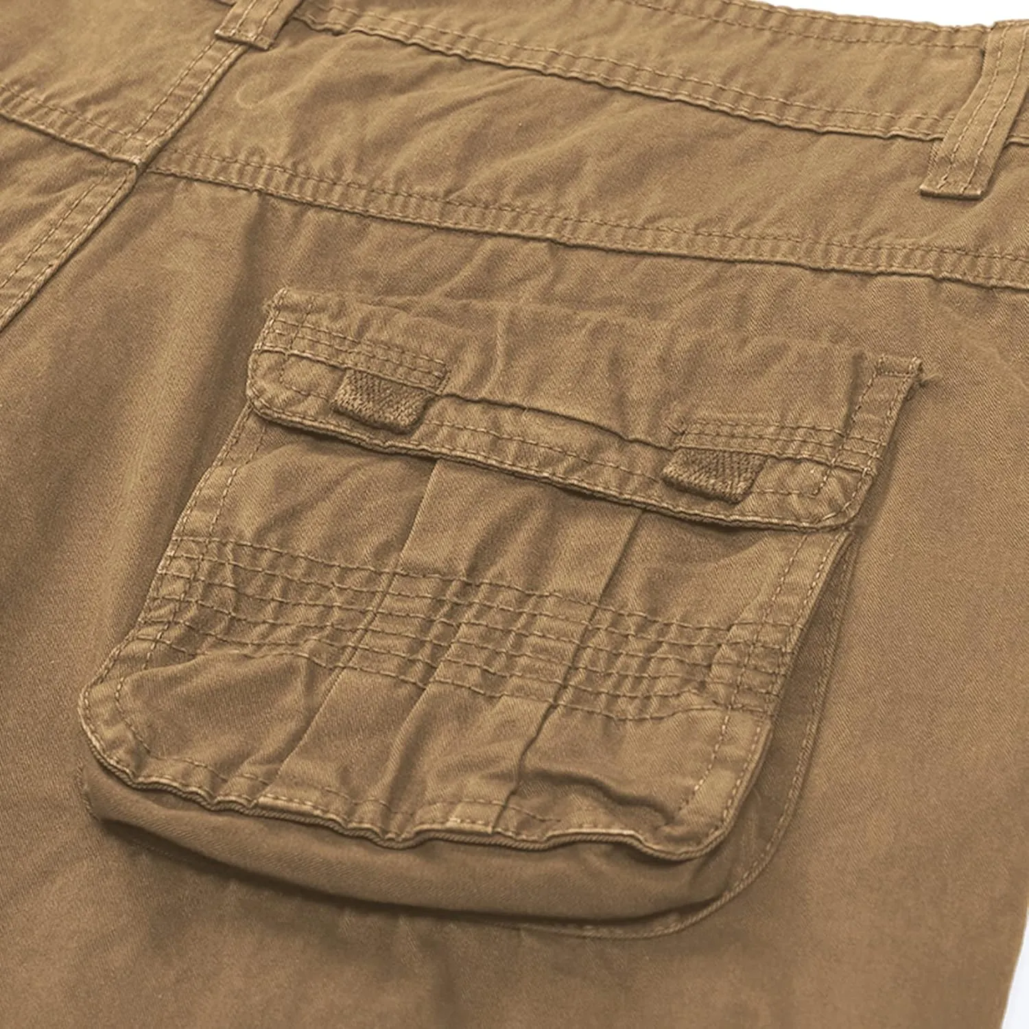 Lu's Chic Men's Chino Pants Cargo Workout Lounge Jogger Work Tapered Streetwear Trousers