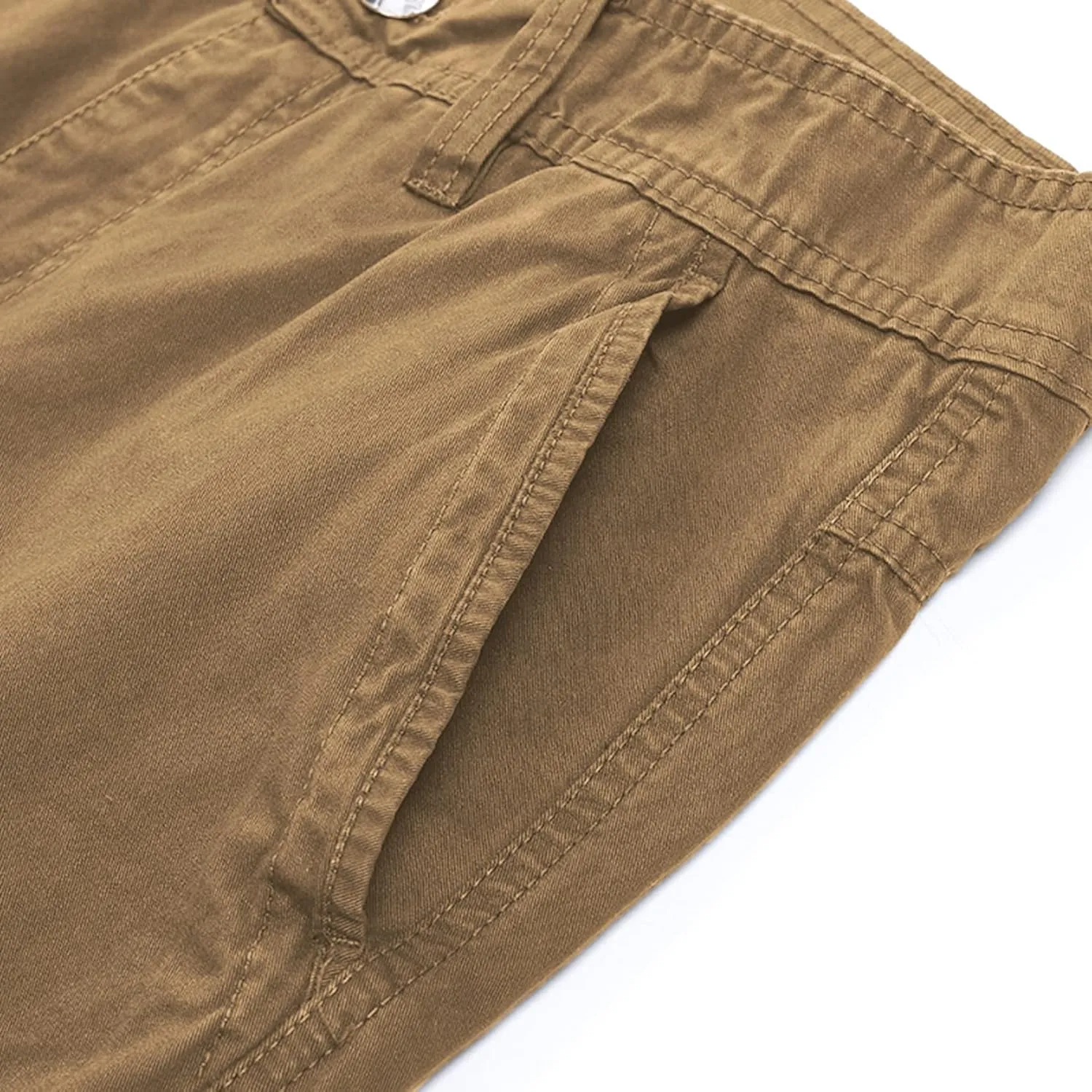 Lu's Chic Men's Chino Pants Cargo Workout Lounge Jogger Work Tapered Streetwear Trousers