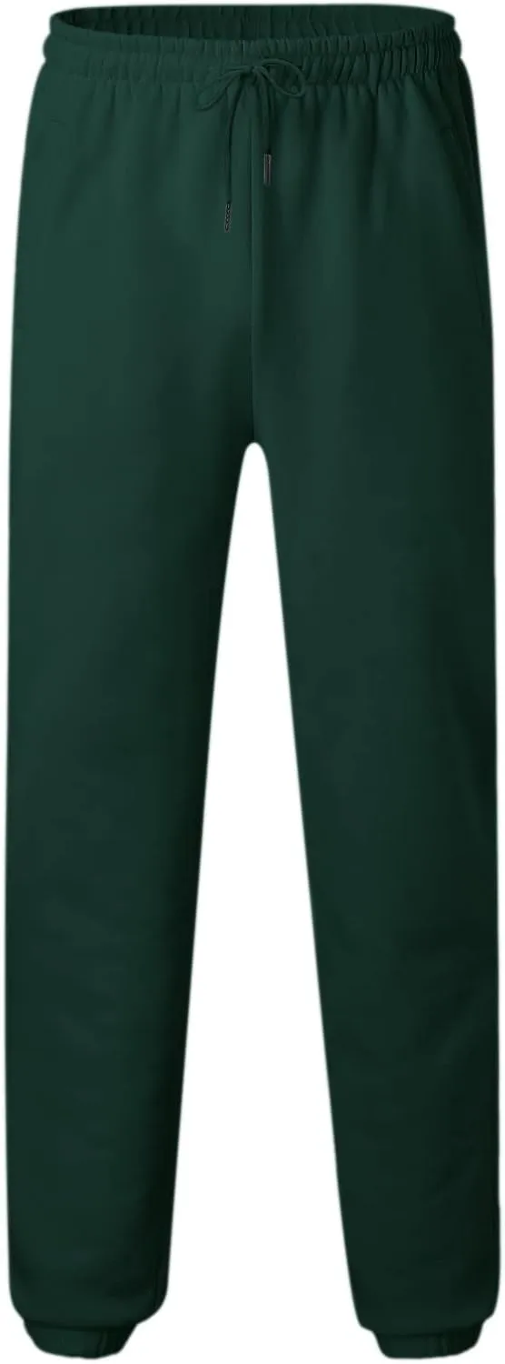 Mens Autumn and Winter High Street Fashion Leisure Pants Loose Fit Sports Trousers Solid Color Lace Up Joggers