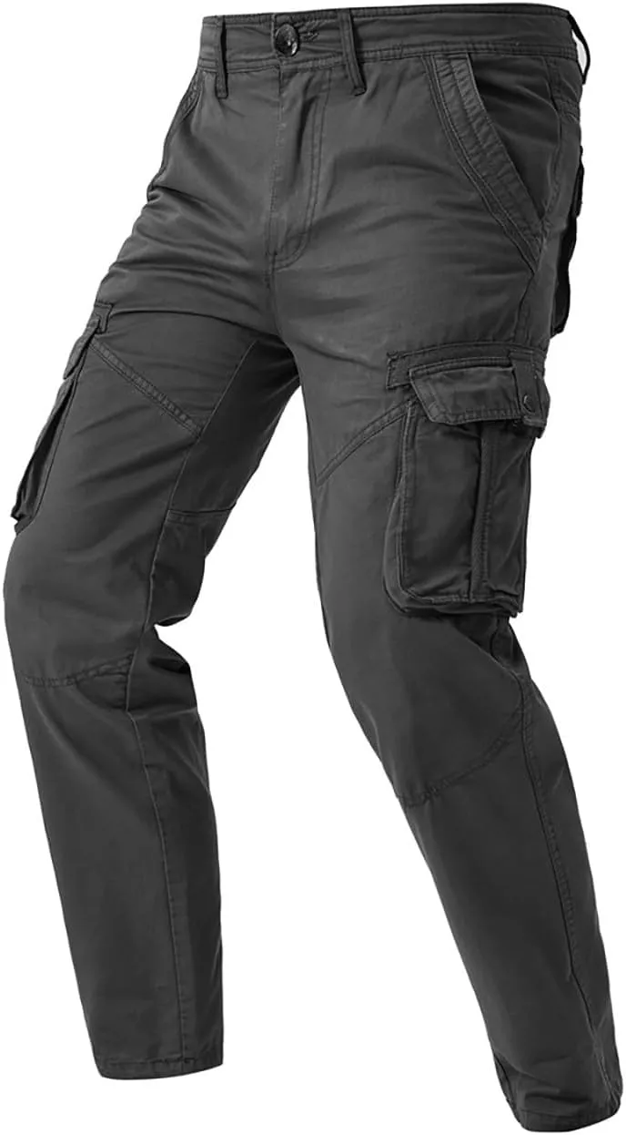 Mens Big and Tall Cargo PantsCargo Pants for Men Drawstring Waist Trousers Fitted Training Pants Lightweight Athletic Hiking JoggersSkinny Chinos