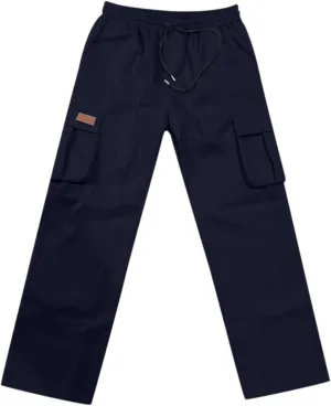 Mens Cargo Pants Casual Joggers Elastic Waist Drawstring Tapered Sweatpants for Men with Multi Pockets