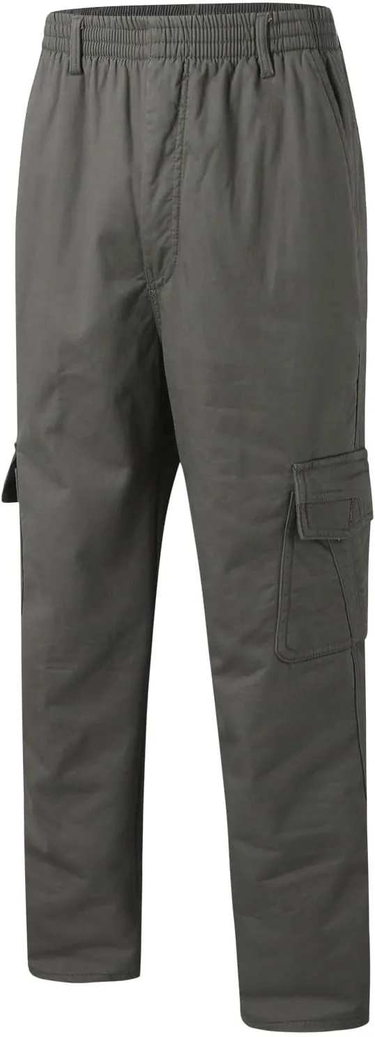 Men's Cargo Pants Outdoor Workout Travel Joggers Athletic Camping Hiking Pants with Pockets Waterproof Tactical Pants