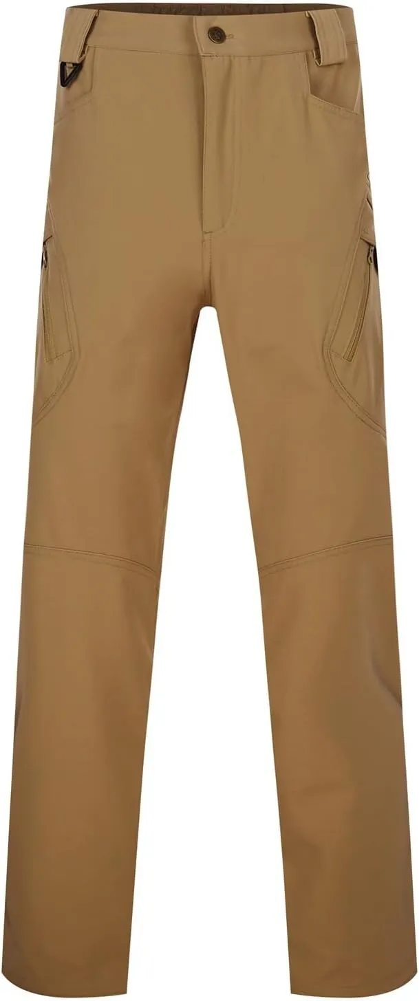 Mens Casual Cargo Pants Tactical Workout Sport Pants Multi-Pocket Straight Leg Trousers Running Joggers