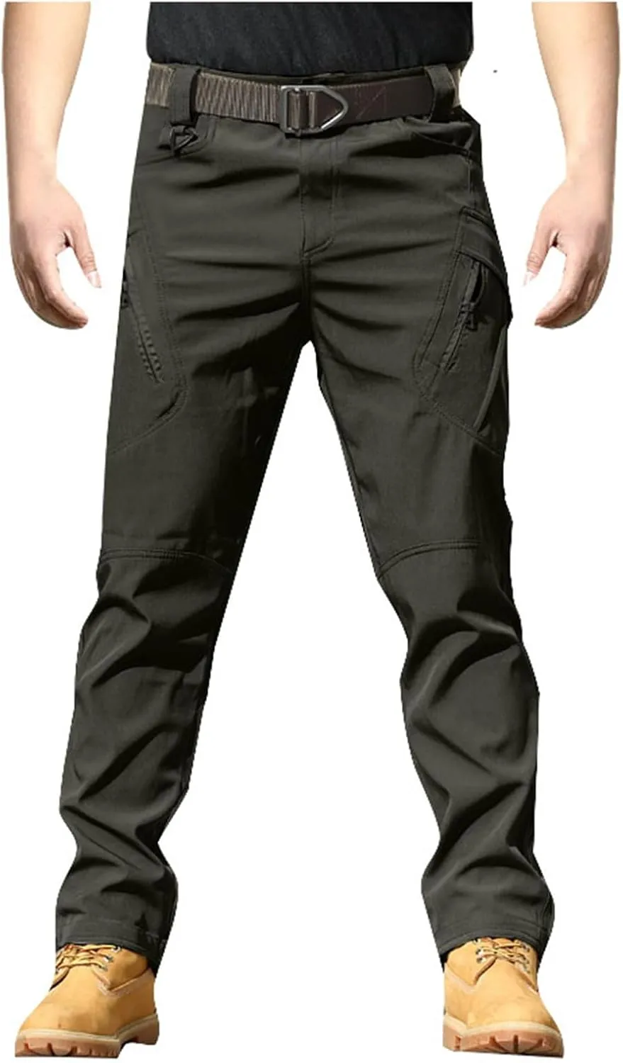 Mens Casual Tactical Cargo Pants Ripstop Work Pants Joggers Hiking Pants Summer Autumn Trousers with Pockets