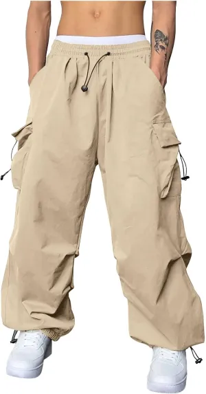 Men's Cool Lightweight Cargo Athletic Pants Fast Dry Joggers Breathable Outdoor Trousers with Pockets