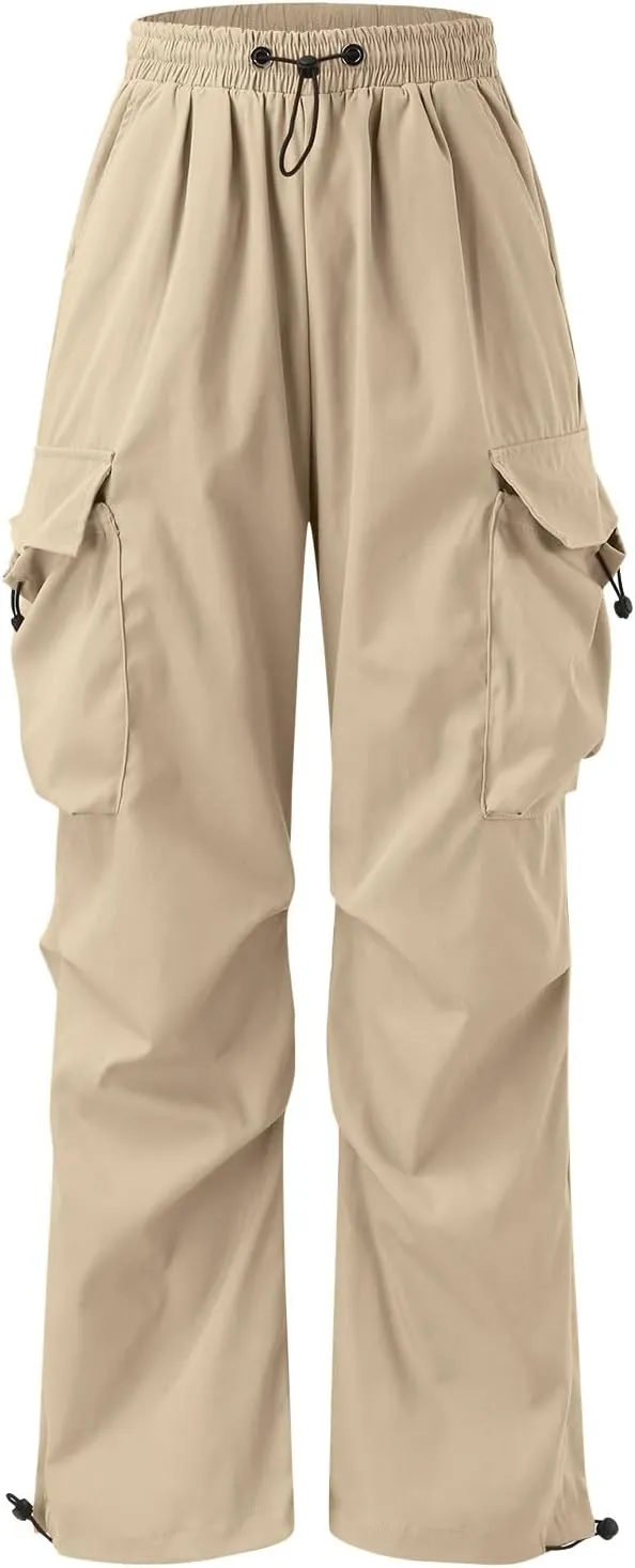 Men's Cool Lightweight Cargo Athletic Pants Fast Dry Joggers Breathable Outdoor Trousers with Pockets