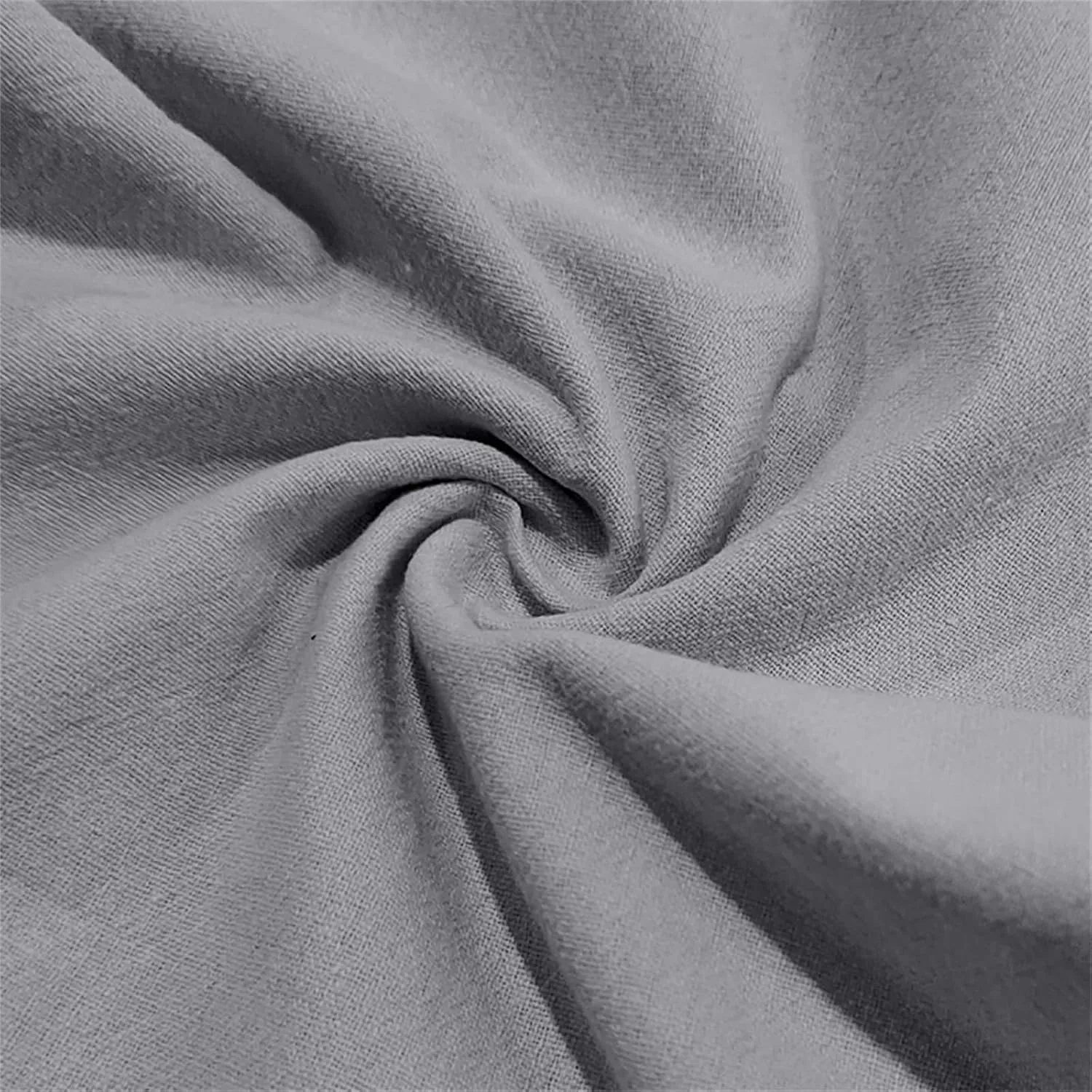 Men's Cotton Linen Pants Elastic Drawstring Waist Summer Beach Pants Casual Loose Lightweight Pant Soft Baggy Trousers