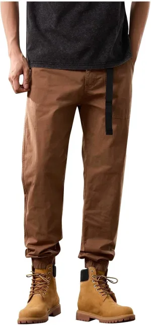 Mens Cycling Bib PantsMen's Casual Cargo Pants Trouser Business Comfort Stretch Pants Fitted Training Pants Hiking Jogging TrousersSkinny Chinos