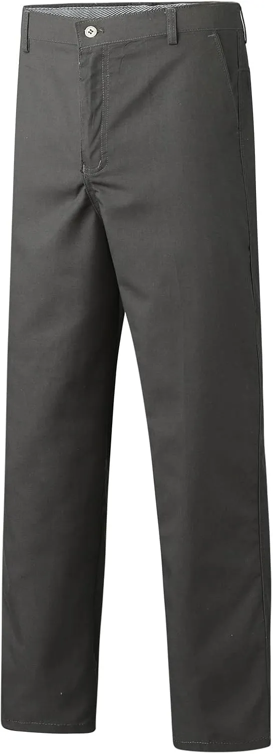 Mens Dress Pants Slim Fit Expandable Waist Work Sweatpants Business Casual Straight Leg Golf Comfort Suit Pants