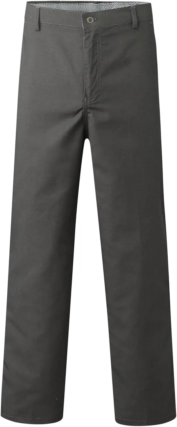 Mens Dress Pants Slim Fit Expandable Waist Work Sweatpants Business Casual Straight Leg Golf Comfort Suit Pants