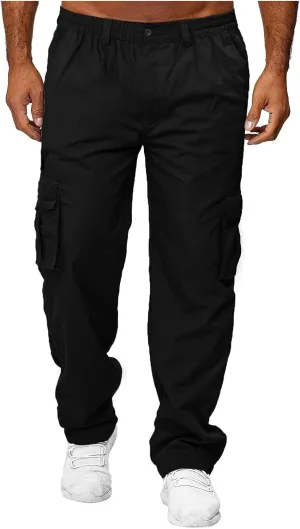 Mens Equestrian BreechesMens Casual Tactical Cargo Pants Outdoor Work Pants Joggers Hiking Pants Summer Fall Trousers with PocketsSkinny Chinos