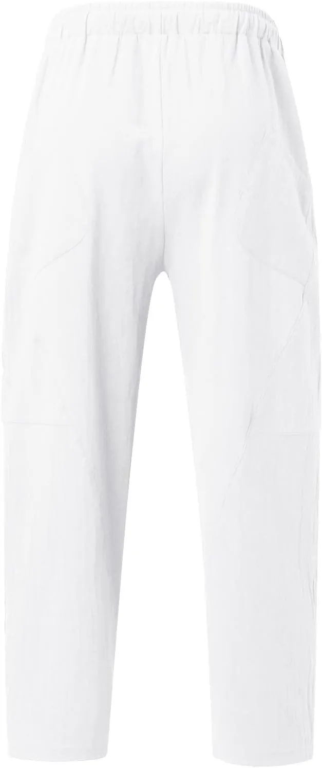 Men's Fashion Pants Baggy Wide Straight Leg Joggers Loose Fit Workout Pants Leisure and Daily Wear Trousers