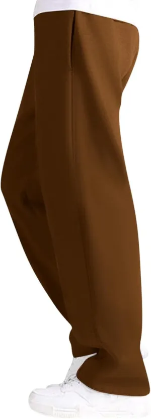 Men's Linen Harem Pants, Casual Loose Drawstring Elastic Waist Sweatpant, Outdoor Baggy Hiking Jogger Trousers Pockets